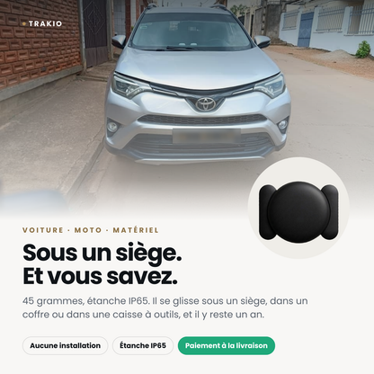 GP360 — Traceur GPS précis sans abonnement (iPhone & Android)