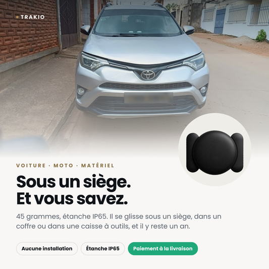 GP360 — Traceur GPS précis sans abonnement (iPhone & Android)